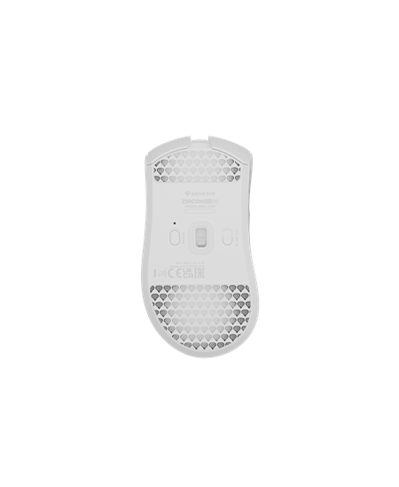 Genesis Gaming Mouse | Zircon 880 Pro 8k | Wireless | 2.4GHz, Bluetooth | White