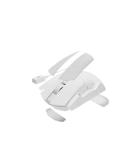 Genesis Gaming Mouse | Zircon 880 Pro 8k | Wireless | 2.4GHz, Bluetooth | White