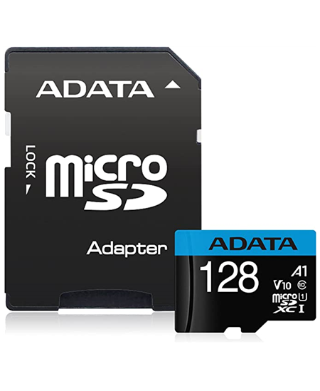 ADATA microSDXC/SDHC UHS-I Memory Card Premier  128 GB, microSDHC/SDXC, Flash memory class 10