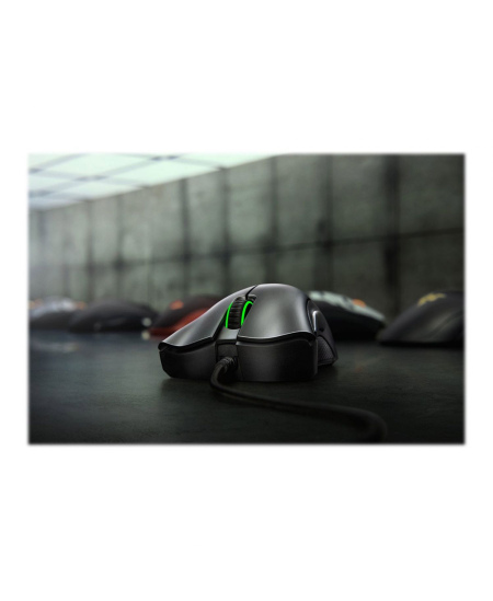 Razer Gaming Mouse  DeathAdder Essential Ergonomic Optical mouse, White, Wired