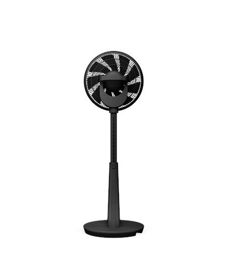 Duux Fan | Whisper 3 | Stand Fan | 19 W | Diameter 34 cm | Number of speeds 26 | Oscillation | Remote control | Black