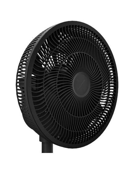 Duux Fan | Whisper 3 | Stand Fan | 19 W | Diameter 34 cm | Number of speeds 26 | Oscillation | Remote control | Black