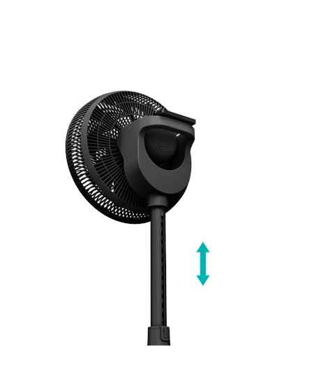 Duux Fan | Whisper 3 | Stand Fan | 19 W | Diameter 34 cm | Number of speeds 26 | Oscillation | Remote control | Black