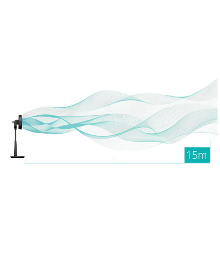 Duux Fan | Whisper 3 | Stand Fan | 19 W | Diameter 34 cm | Number of speeds 26 | Oscillation | Remote control | Black