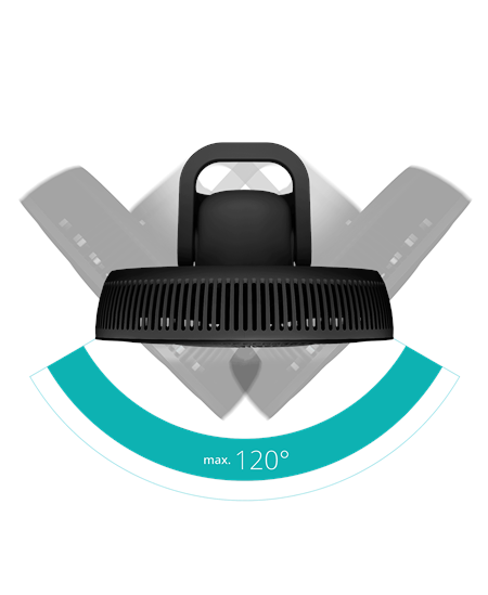 Duux Fan | Whisper 3 | Stand Fan | 19 W | Diameter 34 cm | Number of speeds 26 | Oscillation | Remote control | Black