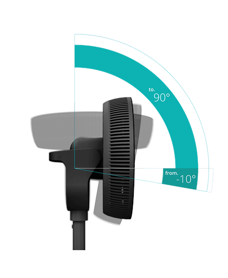 Duux Fan | Whisper 3 | Stand Fan | 19 W | Diameter 34 cm | Number of speeds 26 | Oscillation | Remote control | Black