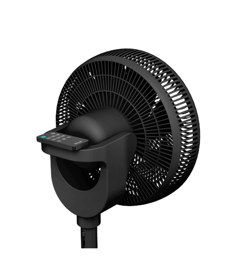 Duux Fan | Whisper 3 | Stand Fan | 19 W | Diameter 34 cm | Number of speeds 26 | Oscillation | Remote control | Black