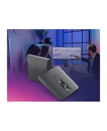 Lenovo ThinkPad Bluetooth Presenter Mouse (Aura Edition) | Wireless | Bluetooth | Thunder Grey