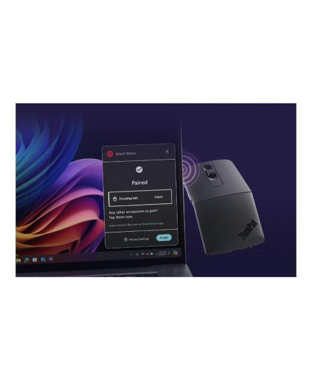 Lenovo ThinkPad Bluetooth Presenter Mouse (Aura Edition) | Wireless | Bluetooth | Thunder Grey
