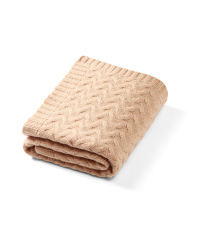 Babyono pledas merino vilnos tamsiai kreminis 1648/02