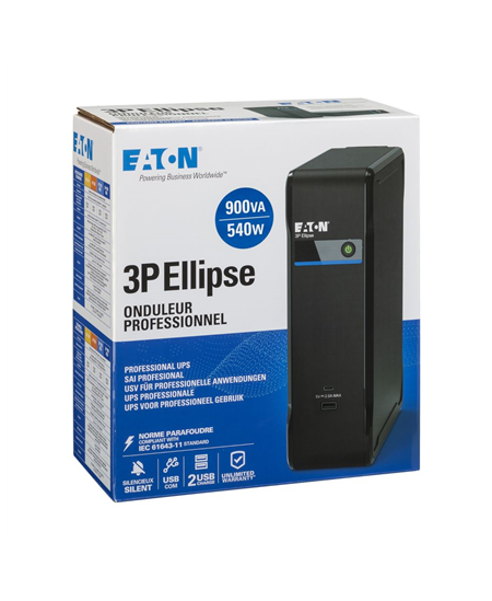 Eaton 3P Ellipse 900 USB DIN | 900 VA | 540 W