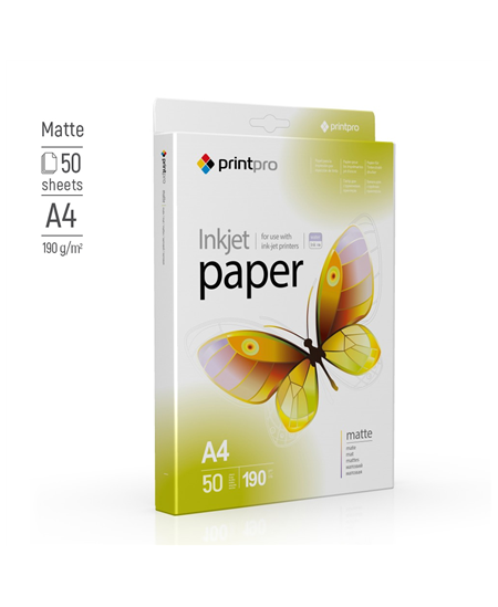 ColorWay Photo Paper, 50 sheets | Matte | 190 g/m² | A4