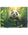 Aplankas su gumele PANTA PLAST Panda, plastikinis, A4