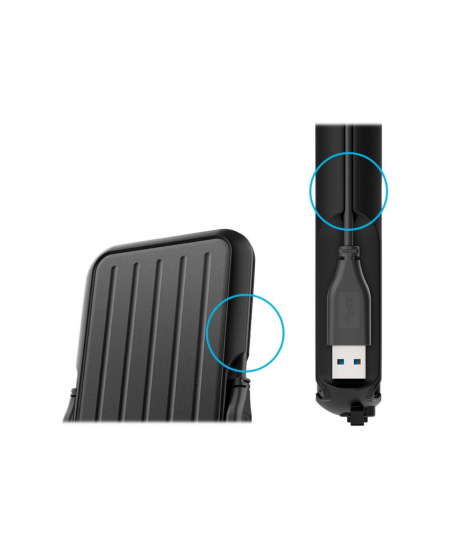 Portable Hard Drive | ARMOR A66 | 2000 GB | USB 3.2 Gen1 | Black