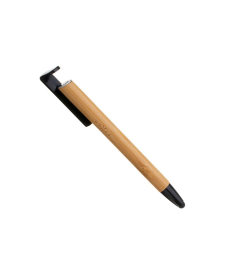 Fixed | Pen With Stylus and Stand | 3 in 1 | Pencil | Stylus for capacitive displays; Stand for phones and tablets | Bamboo