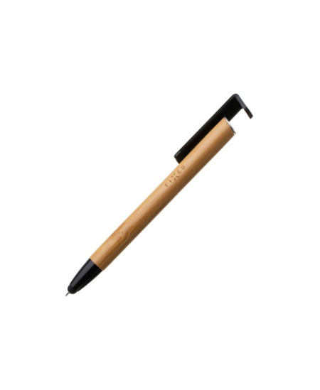 Fixed | Pen With Stylus and Stand | 3 in 1 | Pencil | Stylus for capacitive displays; Stand for phones and tablets | Bamboo