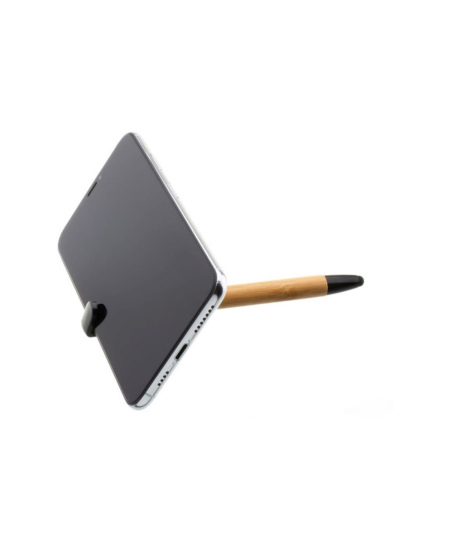 Fixed | Pen With Stylus and Stand | 3 in 1 | Pencil | Stylus for capacitive displays; Stand for phones and tablets | Bamboo