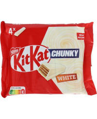 Batonėliai KITKAT Chunky, su baltu šokoladu, 4 x 40 g