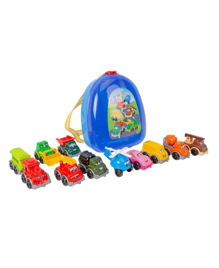 Technok mini mašinėlių rinkinys kuprinėje