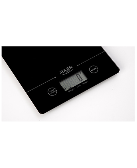 Adler Kitchen scales Adler AD 3138  Maximum weight (capacity) 5 kg, Graduation 1 g, Display type LCD, Black