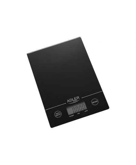 Adler Kitchen scales Adler AD 3138  Maximum weight (capacity) 5 kg, Graduation 1 g, Display type LCD, Black