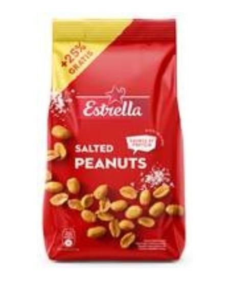 Žemės riešutai ESTRELLA kepinti su druska, 500 g
