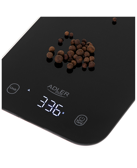 Adler Kitchen Scale | AD 3181b | Graduation 1 g | Display type LED | Black