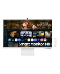 Samsung | LS32FM801UUXDU | 32 " | VA | 16:9 | 60 Hz | 4 ms | 3840 x 2160 pixels | 400 cd/m² | HDMI ports quantity 1 | Whit