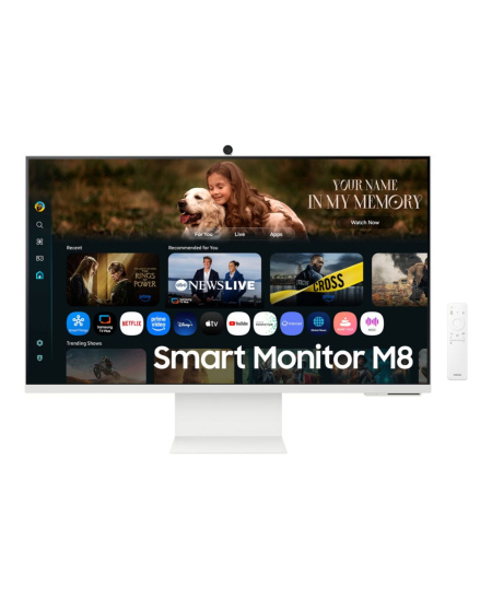 Samsung | LS32FM801UUXDU | 32 " | VA | 16:9 | 60 Hz | 4 ms | 3840 x 2160 pixels | 400 cd/m² | HDMI ports quantity 1 | Whit