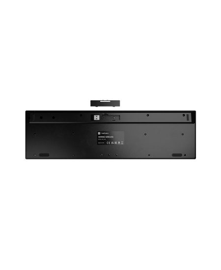 Natec Herring | Keyboard | Wireless | US | Black