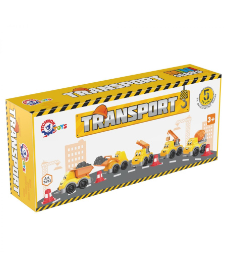 Technok mini transporto priemonių rinkinys 5 vnt