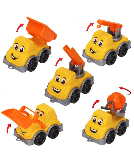 Technok mini transporto priemonių rinkinys 5 vnt