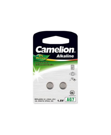 Camelion AG7/LR57/LR926/395, Alkaline Buttoncell, 2 pc(s)