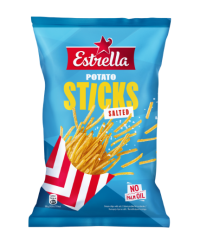 Bulvių traškučiai ESTRELLA STICKS su druska, 70g