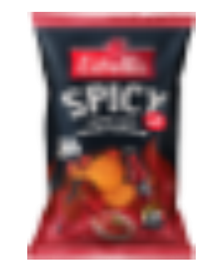 Bulvių traškučiai ESTRELLA, vingiuoto pjausytmo, aštraus padažo skonio, 115g