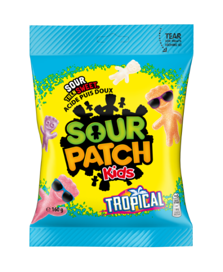 Guminukai SOUR PATCH, Tropical, 160 g