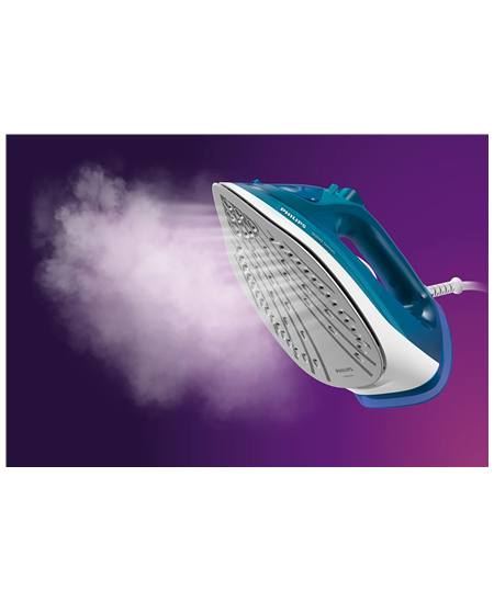 Philips DST3040/70 3000 Series | Steam Iron | 2600 W | Water tank capacity 300 ml | Continuous steam 40 g/min | Steam boost perf