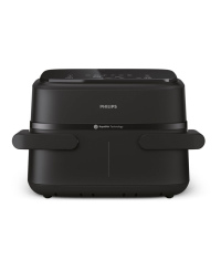 Philips Airfryer Dual Basket | NA150/00 1000 Series | Power 2450 W | Capacity 7 L | RapidAir Plus | Black