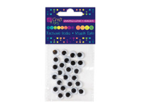 Lipnios judančios akys, 10mm, 24vnt.