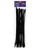 Dekor vielutės JUODOS 30cm 25vnt