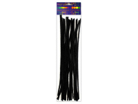 Dekor vielutės JUODOS 30cm 25vnt