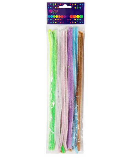 Dekor vielutės MIX pastel 30cm 25vnt