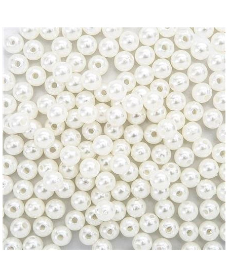Dekoratyvniai perlai 6mm  40g