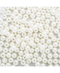 Dekoratyvniai perlai 6mm  40g