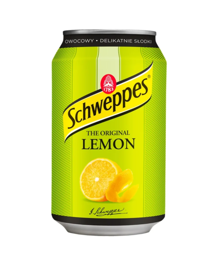 Gaivusis gazuotas gėrimas SCHWEPPES Lemon, 0,33l