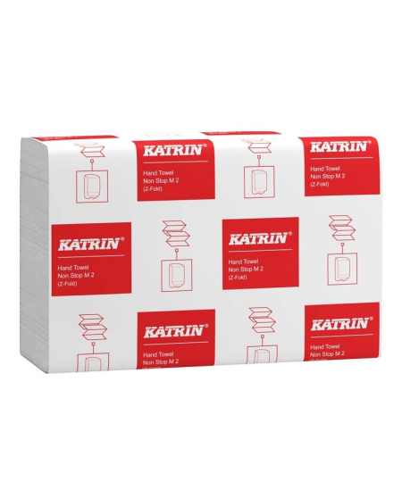 Lapiniai popieriniai rankšluosčiai KATRIN Non Stop M 2, 88690, Z lenk., 140 serv., 1 pak.