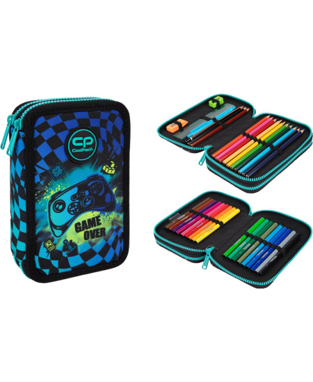 Penalas COOLPACK Gamer Chess, dviejų skyrių, užpildytas