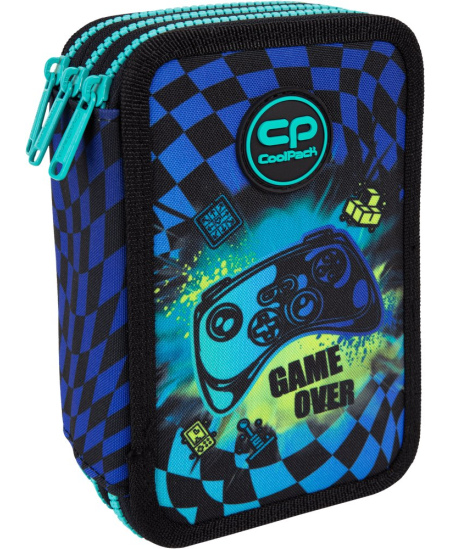 Penalas COOLPACK Gamer Chess, trijų skyrių, užpildytas