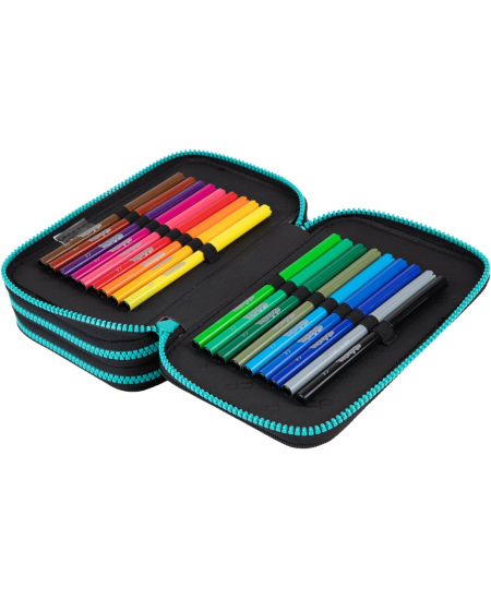 Penalas COOLPACK Gamer Chess, trijų skyrių, užpildytas