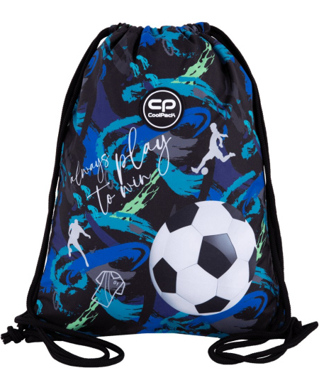 Maišelis sportinei aprangai COOLPACK Vert Football Navy